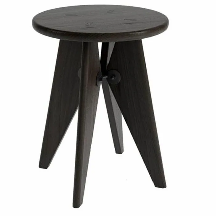 Vitra Tabouret Solvay krukje-Donker eiken Betaalbaar