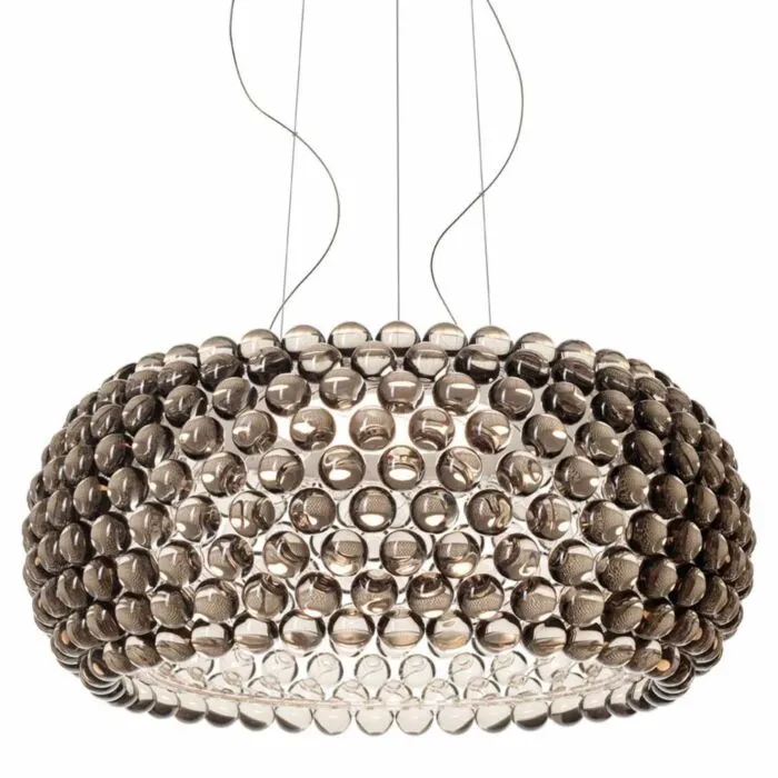 Beperkt Aanbod Foscarini Caboche Plus LED hanglamp dimbaar-Grijs-Grande