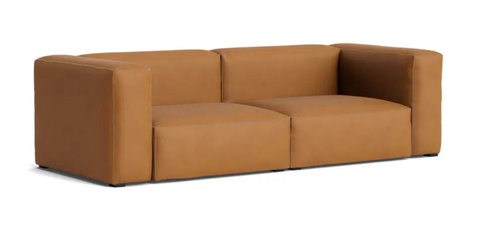 HAY Mags 2,5 zits bank-Leer Sense Cognac Meest Verkocht