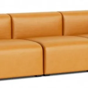 Fabrieksprijs HAY Mags 3 zits bank-Leer Sense 0258