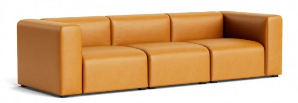 Fabrieksprijs HAY Mags 3 zits bank-Leer Sense 0258