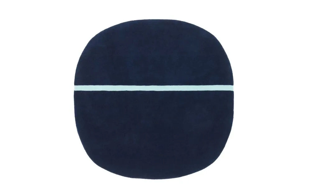 Hoge Kwaliteit Normann Copenhagen Oona S vloerkleed-Blue