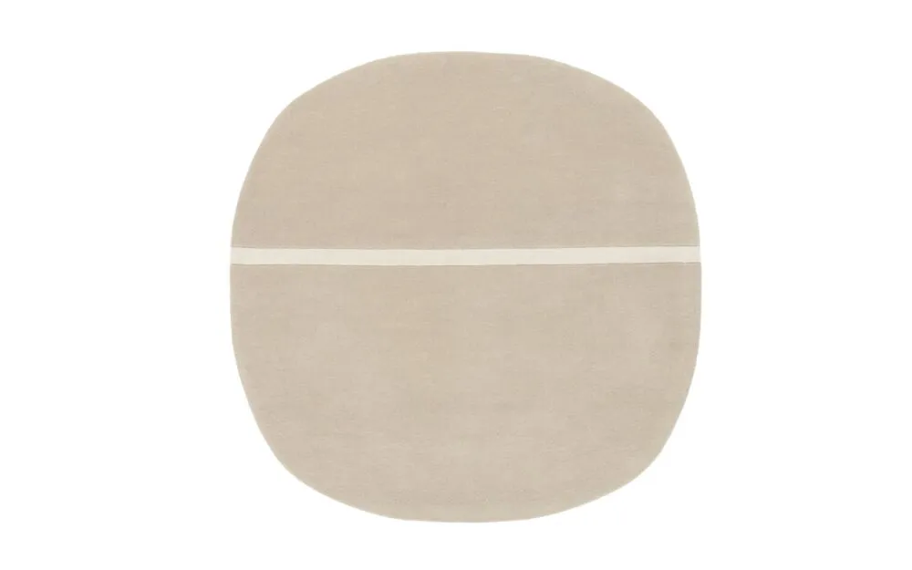 Lage Kosten Normann Copenhagen Oona S vloerkleed-Sand
