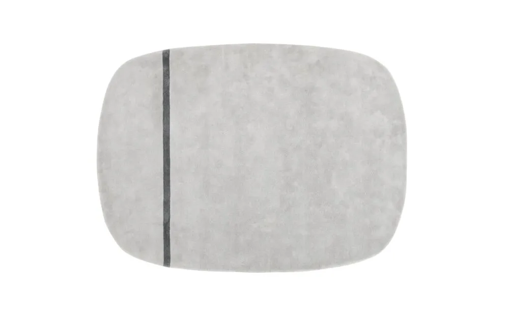 Lage Kosten Normann Copenhagen Oona L vloerkleed-Grey