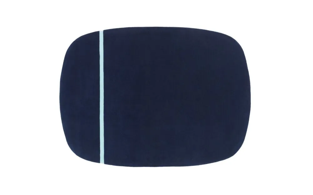 Hete Deal Normann Copenhagen Oona L vloerkleed-Blue