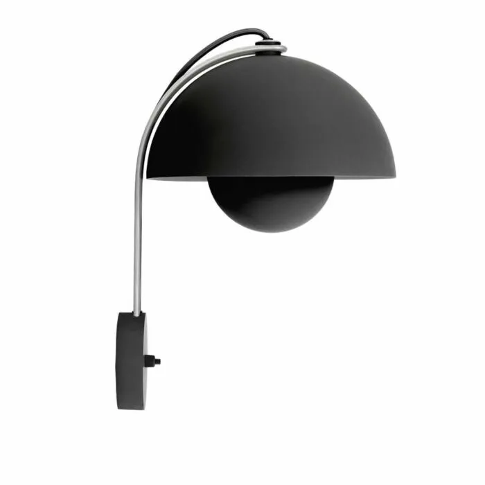 &tradition FlowerPot VP8 wandlamp-Mat zwart Must-Have