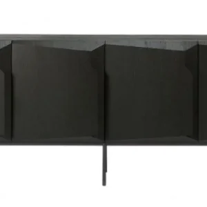 Ethnicraft Stairs eiken zwart dressoir-4 deurs Actieprijs