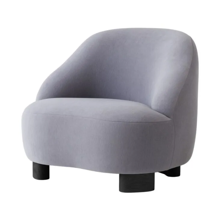 Actieprijs &tradition Margas LC1 fauteuil onderstel black-Gentle 133