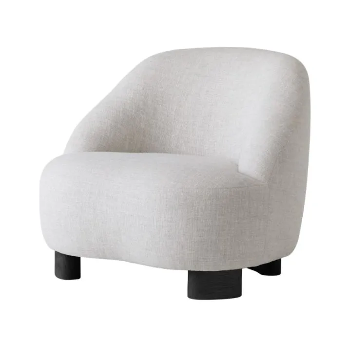 Koop Online &tradition Margas LC1 fauteuil onderstel black-Svevo 002