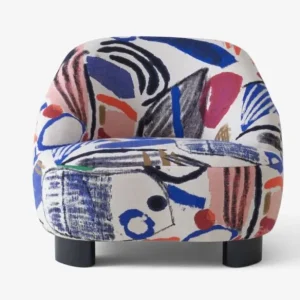 Shop Nu &tradition Margas LC1 fauteuil onderstel black-Pierre Frey 3528001