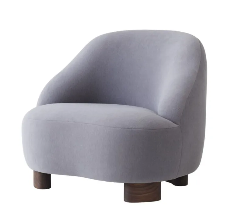 Beste Prijs &tradition Margas LC1 fauteuil onderstel walnut-Gentle 133