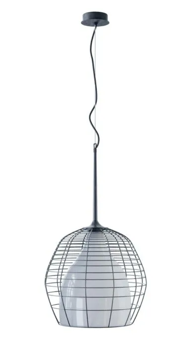Diesel with Lodes Cage hanglamp Large-Zwart-wit Dagaanbieding