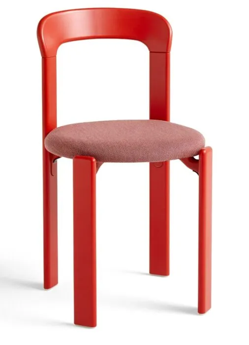 HAY Rey Upholstery stoel-Scarlet Red - Steelcut Trio 636 Express Levering