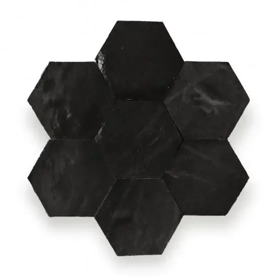 Zelliges Alhambra Alhambra Hexagone 31 Noir Lage Prijs