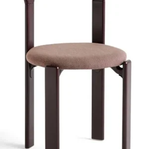 HAY Rey Upholstery stoel-Grape Red - Steelcut Trio 416 Uitverkoop