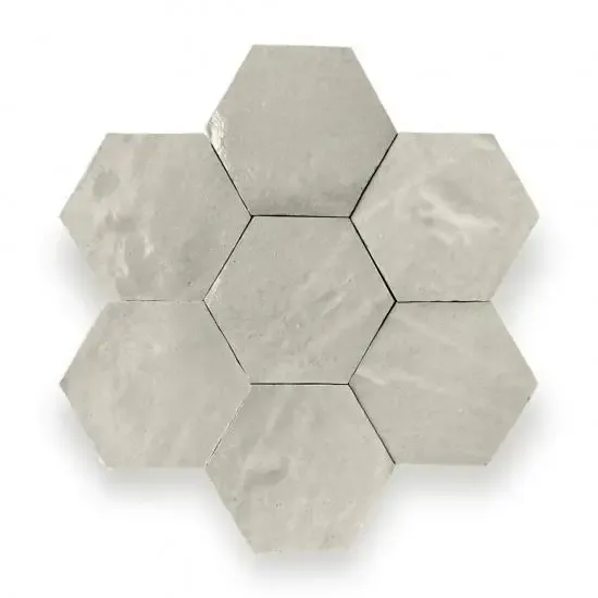 Zelliges Alhambra Alhambra Hexagone 29 Ivoire Uitverkoop