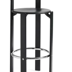 HAY Rey barkruk-Deep black-Zithoogte 75 cm Fabrieksprijs
