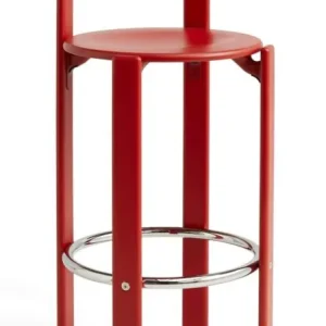 HAY Rey barkruk-Scarlet Red-Zithoogte 75 cm Populair