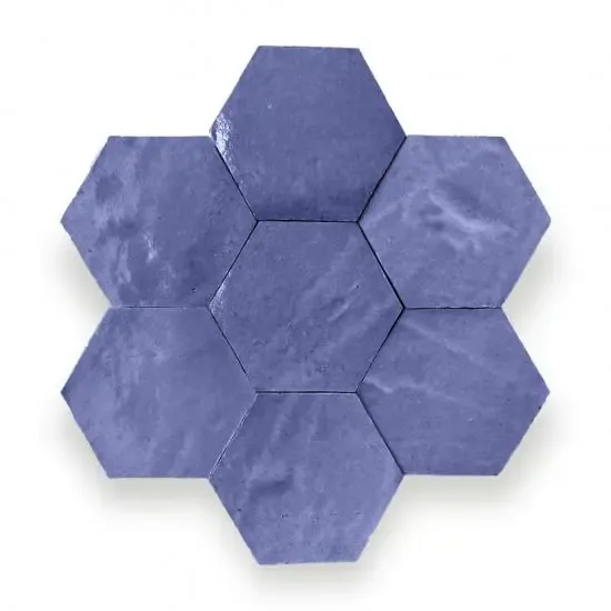 Zelliges Alhambra Alhambra Hexagone 21 Amethyst Nieuw