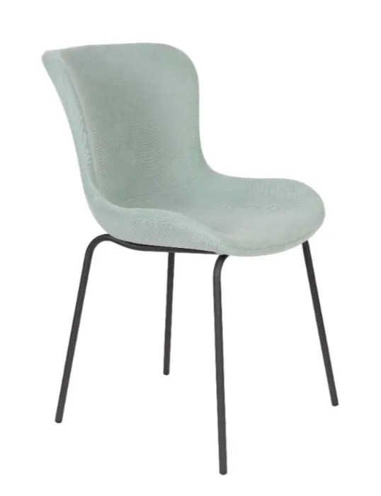Bestseller vanHarte Junzo Rib stoel-Light green