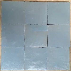 Zelliges Qarmida blauwgrijs 23 gemêleerd 10 x 10 cm per 0,5 m2 Gereduceerde Prijs