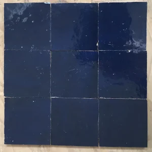 Nieuw Zelliges Qarmida diepzee blauw 51 gemêleerd 10 x 10 cm per 0,5 m2