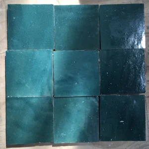 Zelliges Qarmida flesgroen 19 gemêleerd 10 x 10 cm per 0,5 m2 Exclusieve Aanbieding
