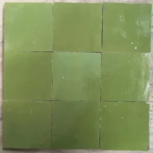 Gratis Retour Zelliges Qarmida pistasch 14 gemêleerd 10 x 10 cm per 0,5 m2