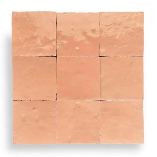 Zelliges Qarmida zalmroze 75 gemêleerd 10 x 10 cm per 0,5 m2 Hete Deal