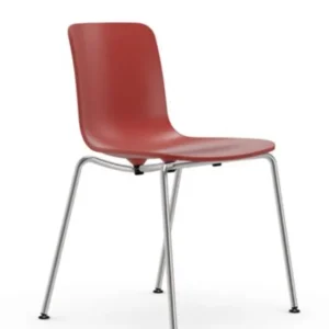 Vitra Hal RE Tube stoel verchroomd onderstel-Brick Seizoensaanbieding