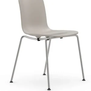 Vitra Hal RE Tube stoel verchroomd onderstel-Warm Grey Bestel Nu