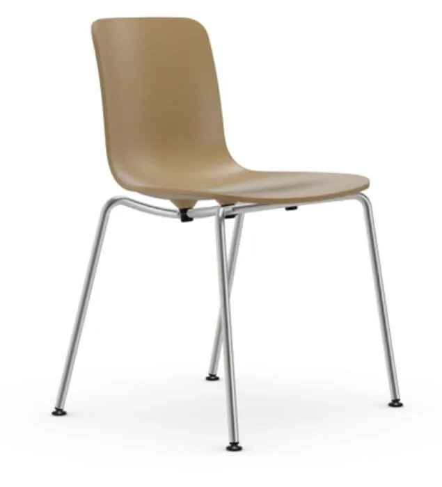 Direct Beschikbaar Vitra Hal RE Tube stoel verchroomd onderstel-Cardboard