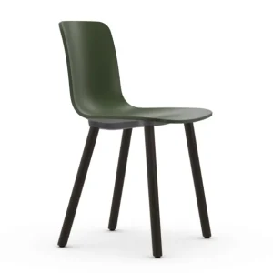 Lage Prijs Vitra Hal RE Wood stoel donker eiken onderstel-Ivy