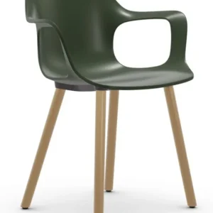 Vitra Hal RE Armchair Wood onderstel eiken naturel-Ivy Koopje