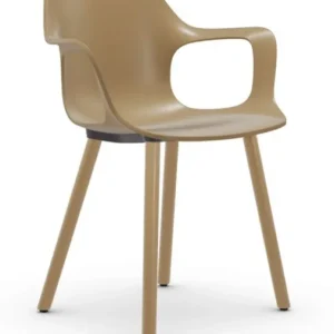 Vitra Hal RE Armchair Wood onderstel eiken naturel-Cardboard Gereduceerde Prijs