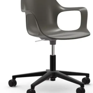Express Levering Vitra Hal RE Armchair Studio bureaustoel-Basalt