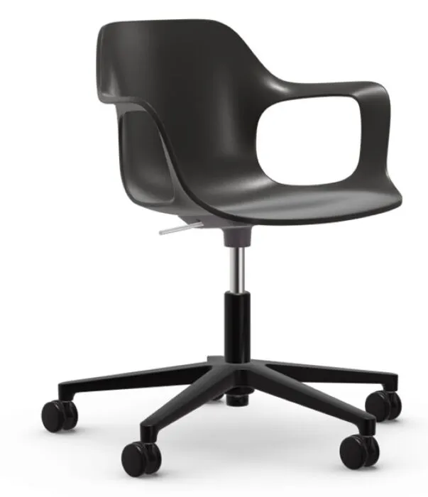 Meest Verkocht Vitra Hal RE Armchair Studio bureaustoel-Diepzwart