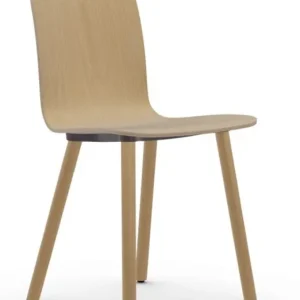 Meest Verkocht Vitra Hal Ply Wood stoel eiken naturel onderstel-Eiken naturel