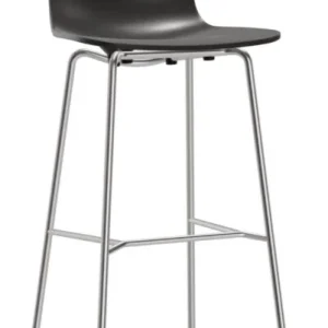 Korting Vitra Hal RE Stool barkruk-Diepzwart-Zithoogte 80 cm
