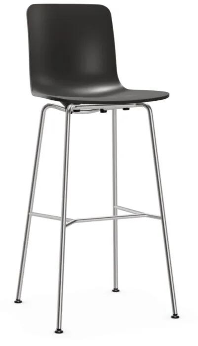 Korting Vitra Hal RE Stool barkruk-Diepzwart-Zithoogte 80 cm