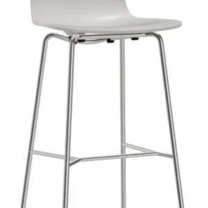 Merkproduct Vitra Hal RE Stool barkruk-Cotton white-Zithoogte 80 cm