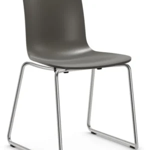 Superprijs Vitra Hal RE Sledge stoel-Basalt