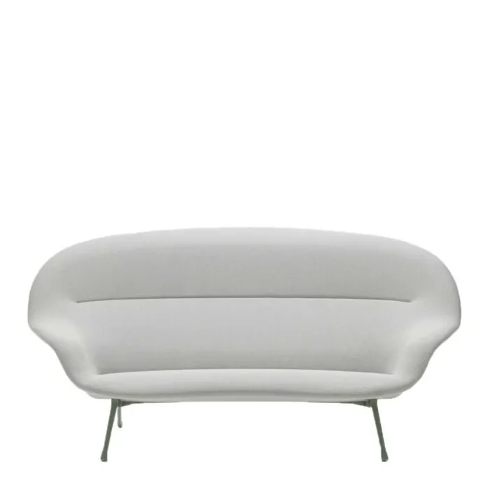 Vitra Abalon Sofa bank-Lichtgrijs/Crème - zilvergrijs Voordeelprijs