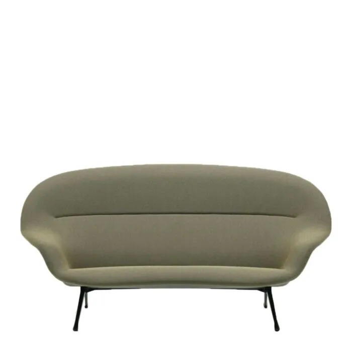 Vitra Abalon Sofa bank-Donkergroen/Oker - donkergroen Nu Kopen