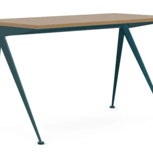 Beperkt Aanbod Vitra Compas Direction bureau 125x60-Blauw-groen