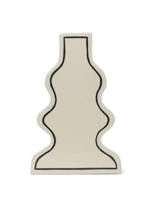 Beperkt Aanbod Ferm Living Paste vaas-Curvy