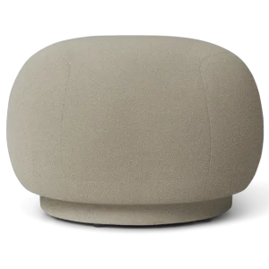 Gereduceerde Prijs Ferm Living Rico Grain pouf -Chocolate-Cashmere