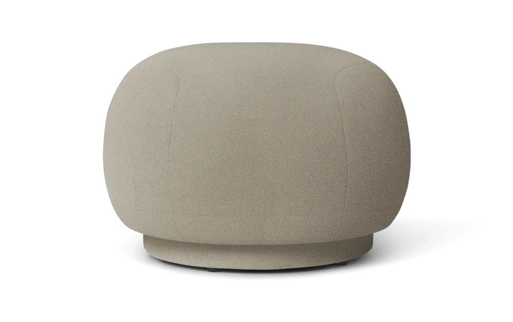Gereduceerde Prijs Ferm Living Rico Grain pouf -Chocolate-Cashmere
