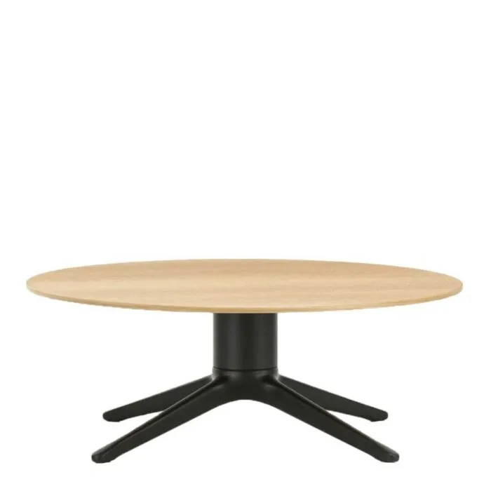 Snelle Levering Vitra Abalon salontafel-Eiken naturel - diepzwart
