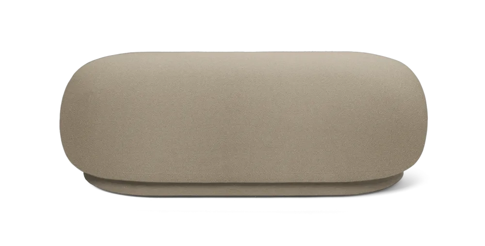 Ferm Living Rico Ottoman pouf Grain - Cashmere Koopje